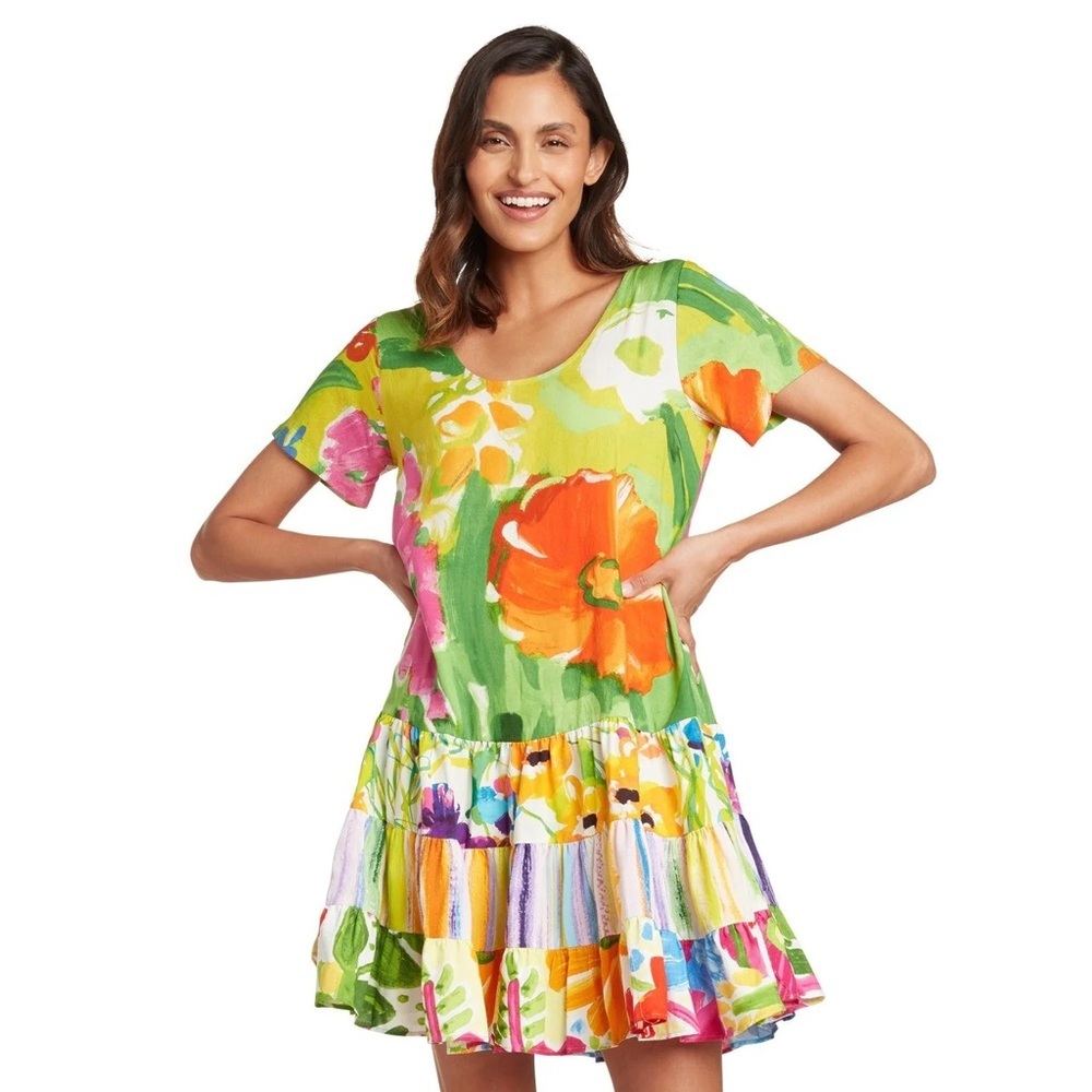 Jams World Hattie Dress Classic Comfort, Playful Tiers & Artistic vacation